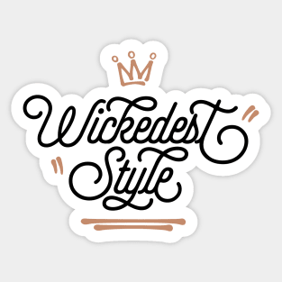 Wickedest Style Reggae Sticker